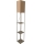 Brilagi - Golvlampa med hyllor GRADUS 1xE27/40W/230V grå/beige