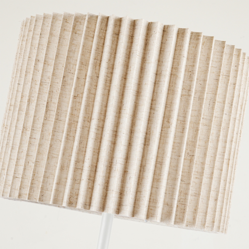 Brilagi - Golvlampa NORDIC WAVE 1xE27/15W/230V linne/vit