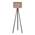 Brilagi - Golvlampa VELVET 1xE27/60W/230V wenge/beige