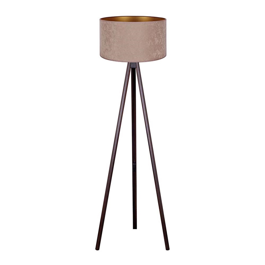 Brilagi - Golvlampa VELVET 1xE27/60W/230V wenge/beige