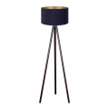 Brilagi - Golvlampa VELVET 1xE27/60W/230V wenge/blå