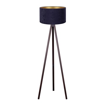 Brilagi - Golvlampa VELVET 1xE27/60W/230V wenge/blå