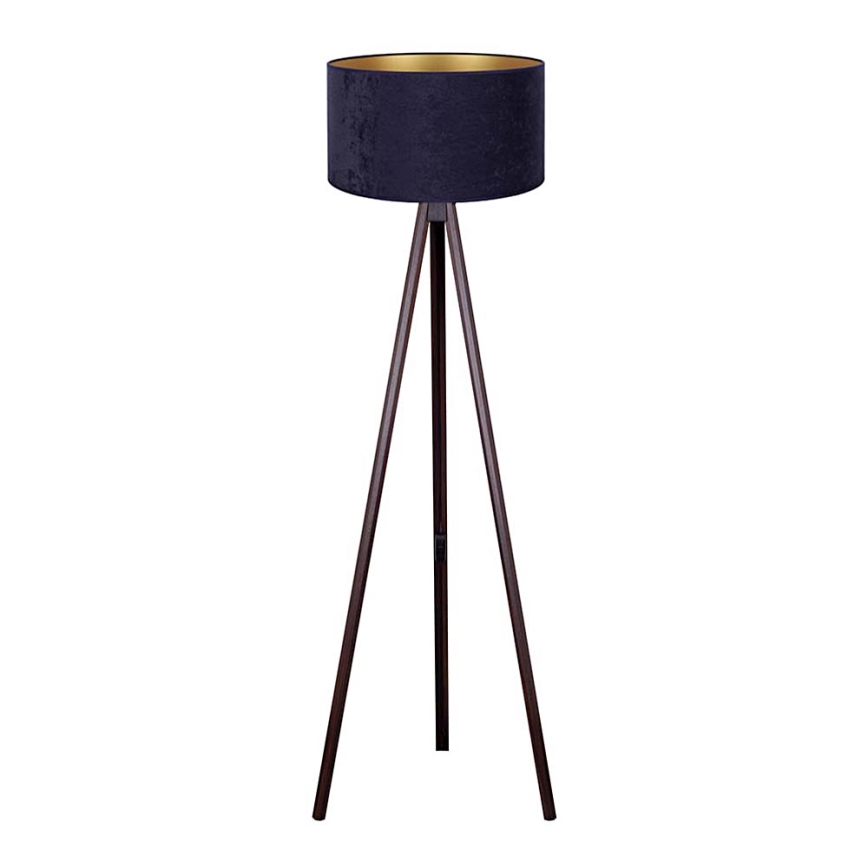 Brilagi - Golvlampa VELVET 1xE27/60W/230V wenge/blå