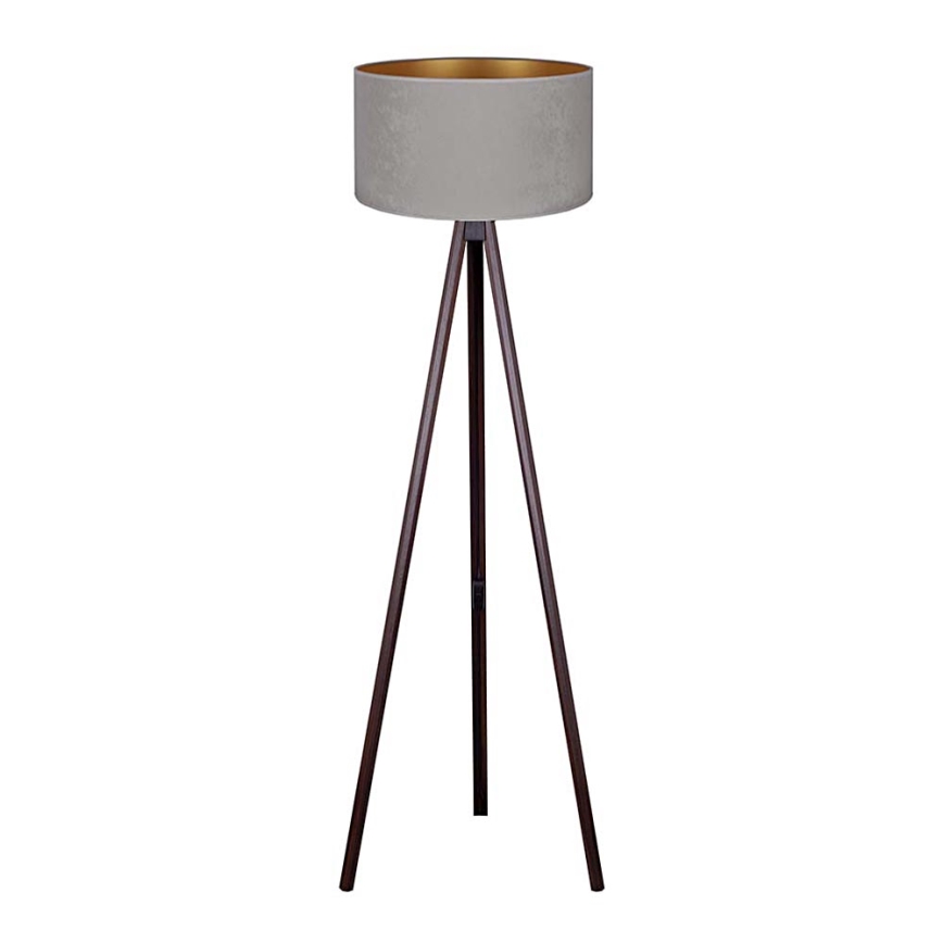 Brilagi - Golvlampa VELVET 1xE27/60W/230V wenge/grå