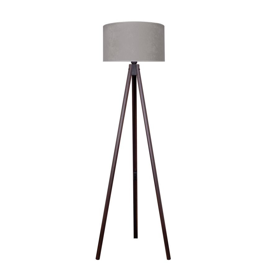 Brilagi - Golvlampa VELVET 1xE27/60W/230V wenge/grå