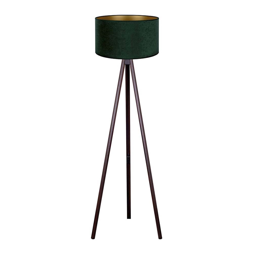 Brilagi - Golvlampa VELVET 1xE27/60W/230V wenge/grön