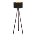 Brilagi - Golvlampa VELVET 1xE27/60W/230V wenge/svart