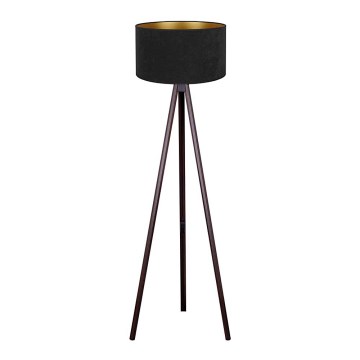 Brilagi - Golvlampa VELVET 1xE27/60W/230V wenge/svart