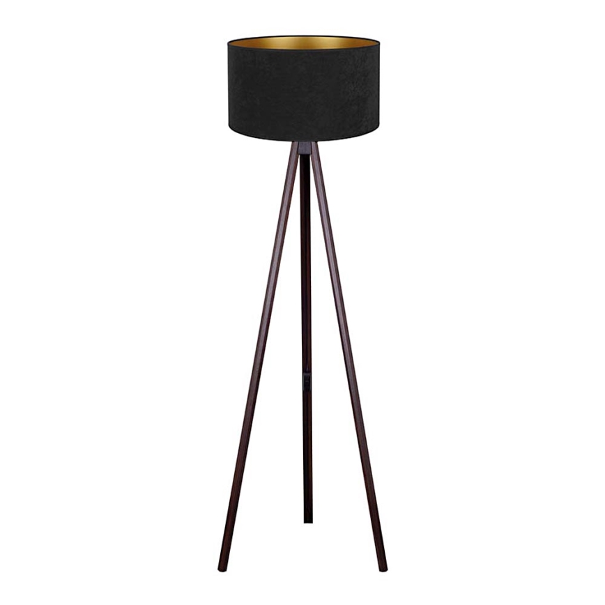 Brilagi - Golvlampa VELVET 1xE27/60W/230V wenge/svart