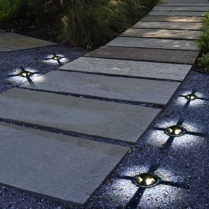 Brilagi - GROUNDRAY LED infälld körbar markbelysning 1W/230V svart IP67