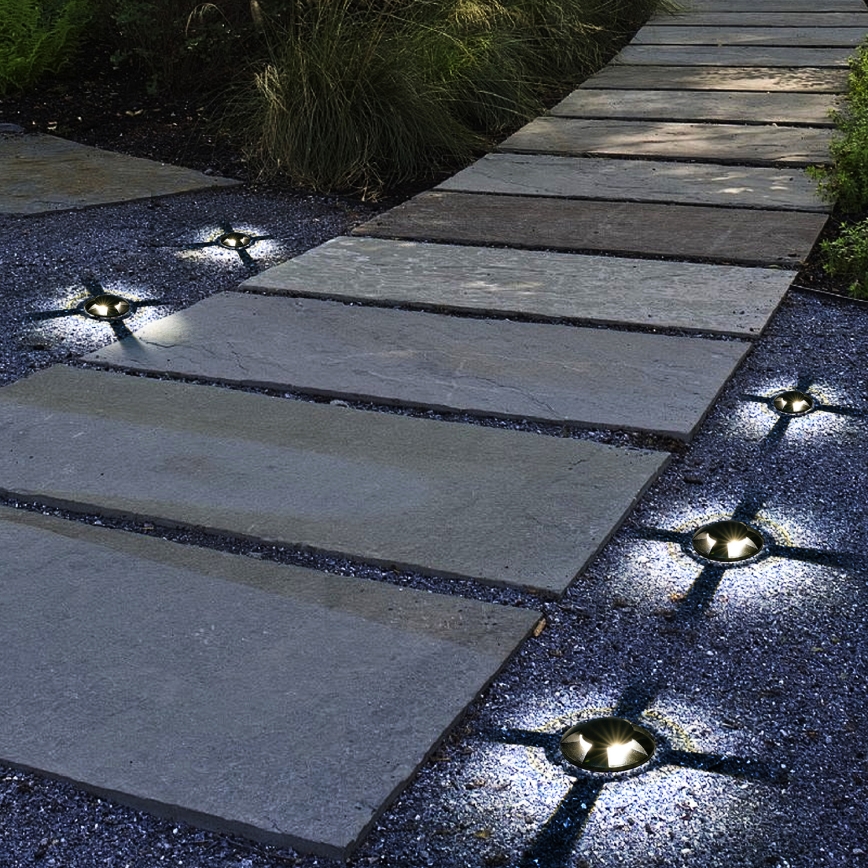 Brilagi - GROUNDRAY LED infälld körbar markbelysning 1W/230V svart IP67