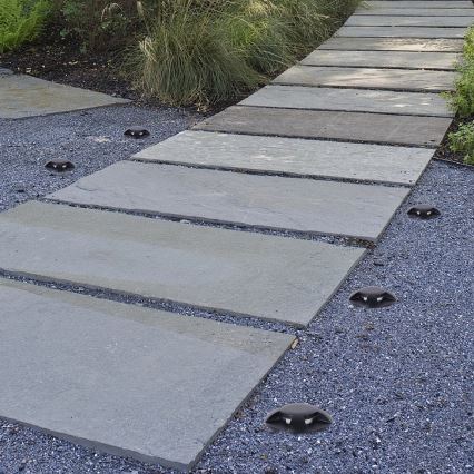 Brilagi - GROUNDRAY LED infälld körbar markbelysning 1W/230V svart IP67