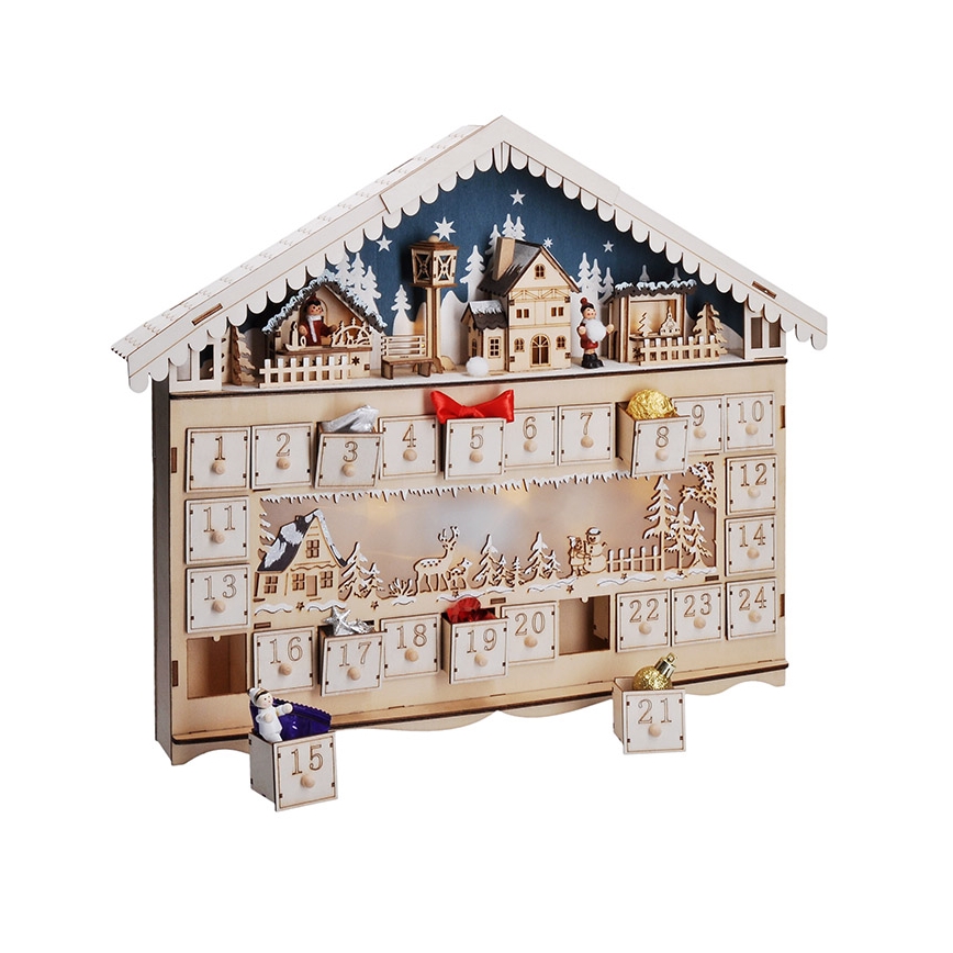 Brilagi - LED adventskalender LED/2xAA tall