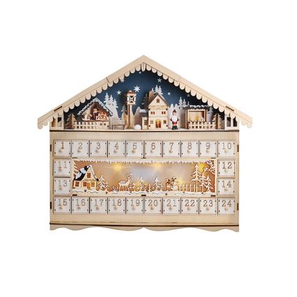 Brilagi - LED adventskalender LED/2xAA tall
