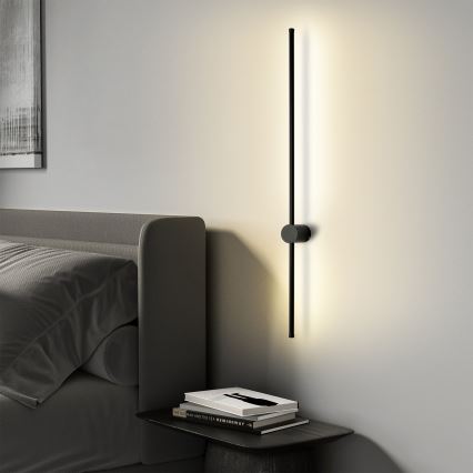 Brilagi - LED utomhusvägglampa AURA LED/20W/230V 4000K IP54 97 cm svart