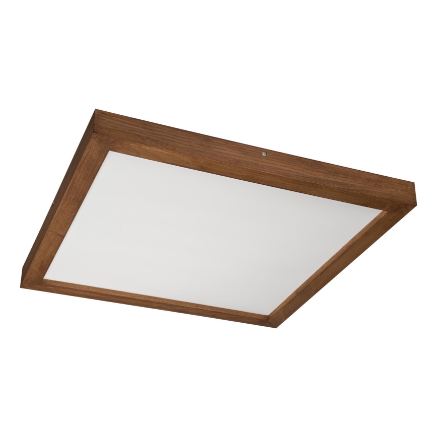 Brilagi - LED Badrums taklampa WOODY FRAME LED/50W/230V 60x60 cm IP44 valnöt