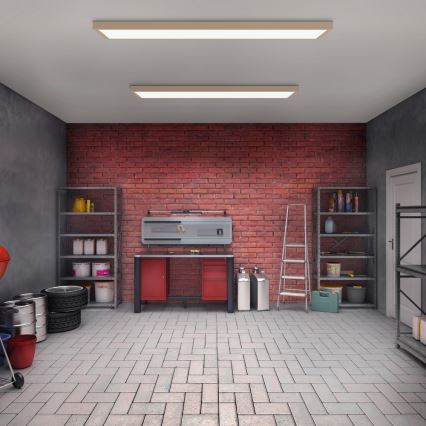 Brilagi - LED takarmatur för badrum FRAME LED/50W/230V 120x30 cm IP44 beige