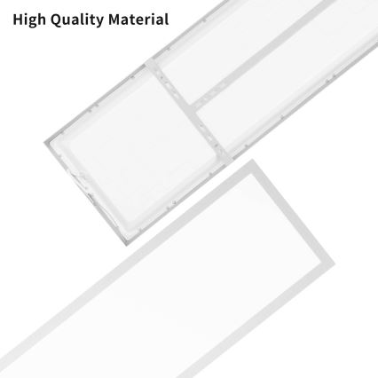 Brilagi - FRAME LED-taklampa för badrum LED/50W/230V 3000/4000/6000K 120x30 cm IP44 silverfärgad