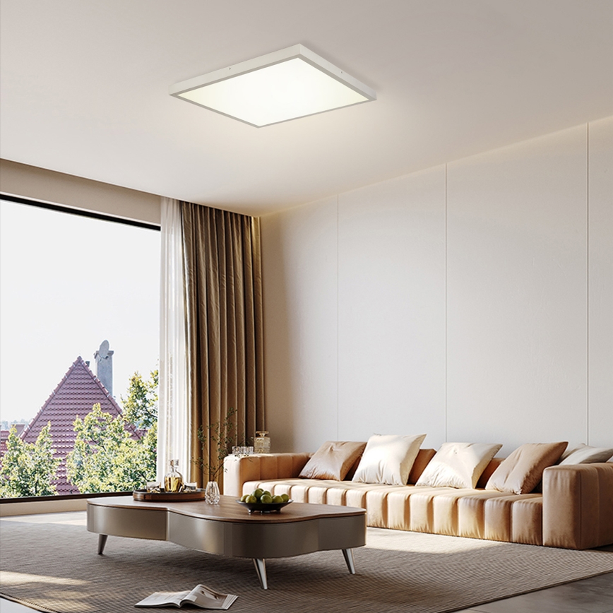 Brilagi - LED badrumstaklampa FRAME LED/50W/230V 3000/4000/6000K 60x60 cm IP44 silver