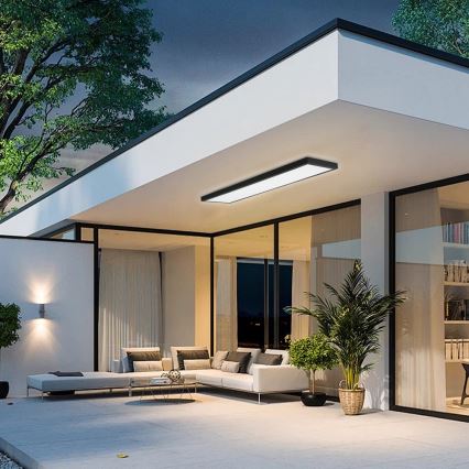 Brilagi - LED takarmatur för badrum FRAME LED/50W/230V 120x30 cm 3000/4000/6000K IP44 svart