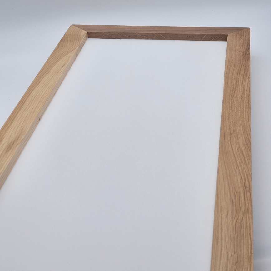 Brilagi - LED taklampa för badrum WOODY FRAME LED/40W/230V 120x30 cm IP44 ek