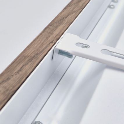 Brilagi - LED badrumsarmatur WOODY FRAME LED/40W/230V 120x30 cm IP44 ek/valnöt