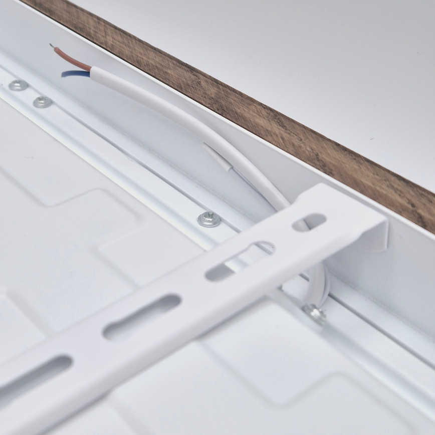 Brilagi - LED badrumstaklampa WOODY FRAME LED/40W/230V 60x60 cm IP44 ek/valnöt