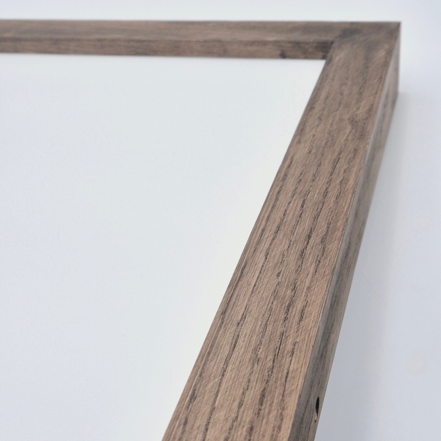 Brilagi - LED Badrumstaklampset WOODY FRAME LED/40W/230V 60x60 cm IP44 valnöt