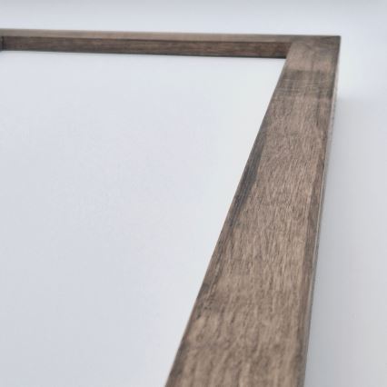 Brilagi - LED Taklampa för badrum WOODY FRAME LED/50W/230V 120x30 cm IP44 ek valnöt