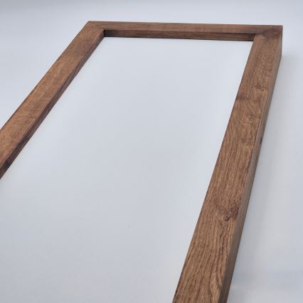 Brilagi - LED Badrumstaklampa WOODY FRAME LED/50W/230V 120x30 cm IP44 körsbär