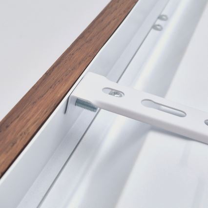 Brilagi - LED Badrumstaklampa WOODY FRAME LED/50W/230V 120x30 cm IP44 körsbär