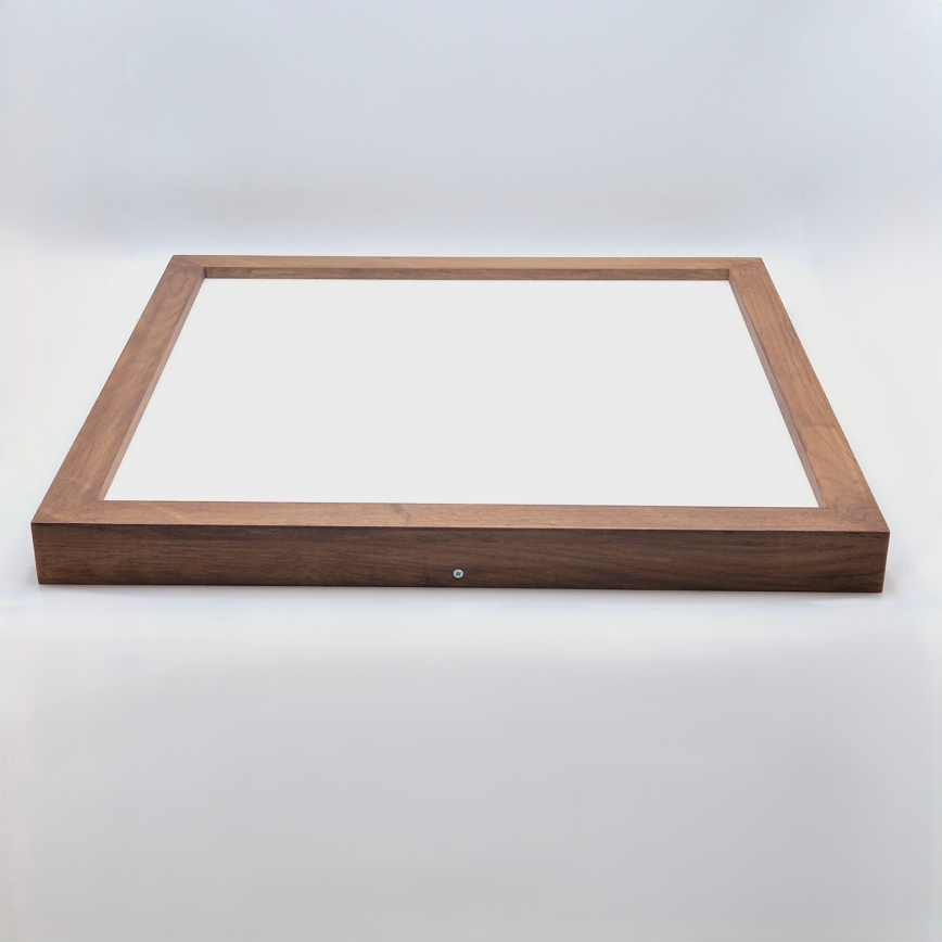 Brilagi - LED Badrums taklampa WOODY FRAME LED/50W/230V 60x60 cm IP44 valnöt