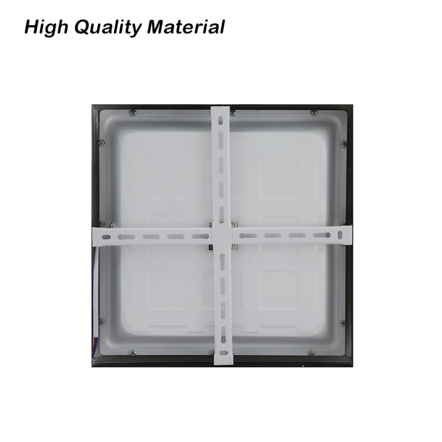 Brilagi - LED taklampa för badrum FRAME LED/24W/230V 30x30 cm 3000/4000/6000K IP44 svart