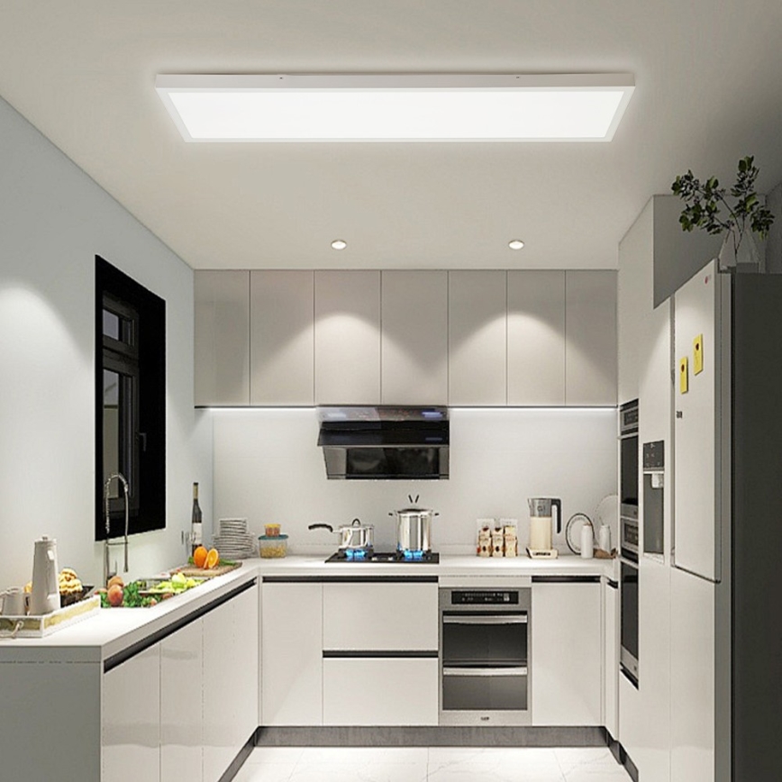 Brilagi - LED taklampa för badrum FRAME LED/50W/230V 30x120 cm 3000/4000/6000K IP44 vit