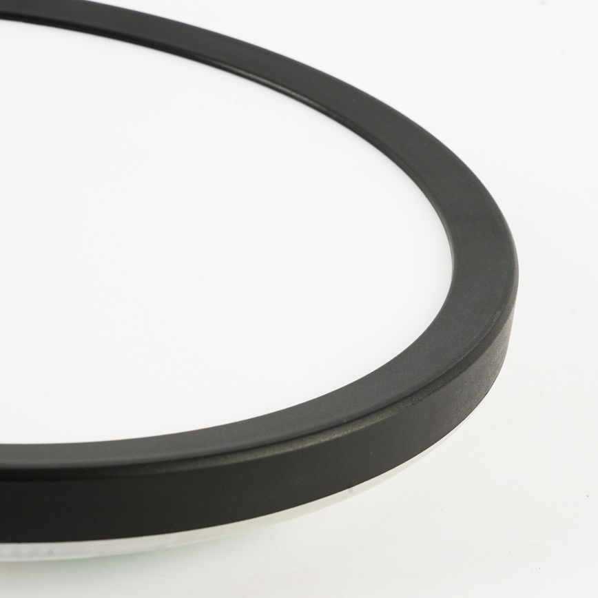Brilagi - LED taklampa för badrum ULTRA SLIM LED/18W/230V diameter 30 cm svart IP54