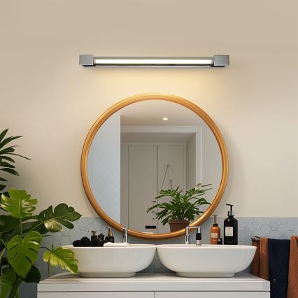 Brilagi - LED-spegelbelysning för badrum AQUA LINE LED/18W/230V 60 cm IP44 blank krom CRI 90