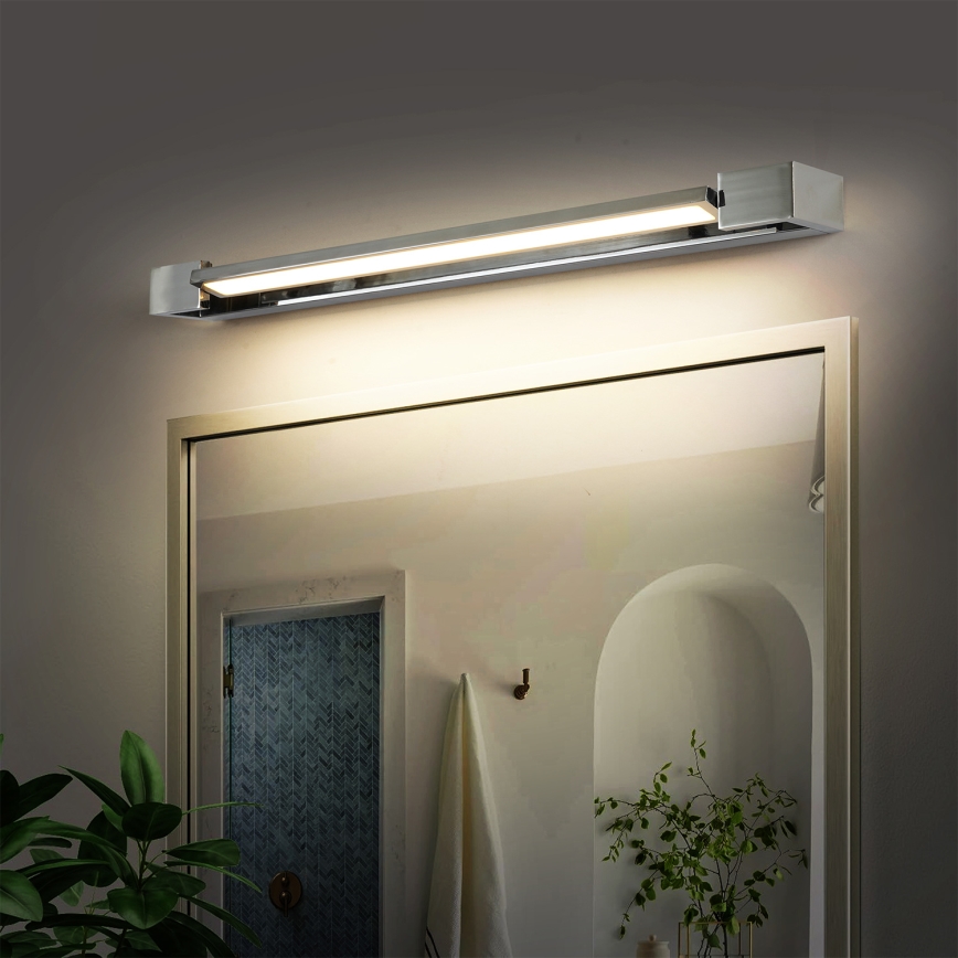 Brilagi - LED-spegelbelysning för badrum AQUA LINE LED/18W/230V 60 cm IP44 blank krom CRI 90
