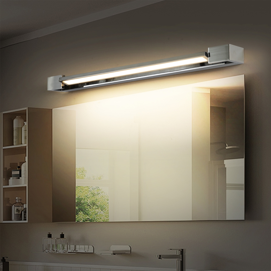 Brilagi - LED-spegelbelysning för badrum AQUA LINE LED/18W/230V 60 cm IP44 blank krom CRI 90