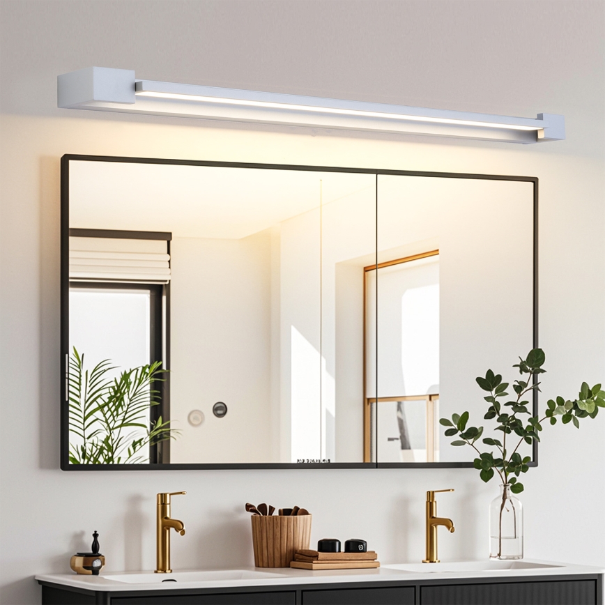 Brilagi - LED-spegelbelysning för badrum AQUA LINE LED/24W/230V 90 cm IP44 mattkrom CRI 90