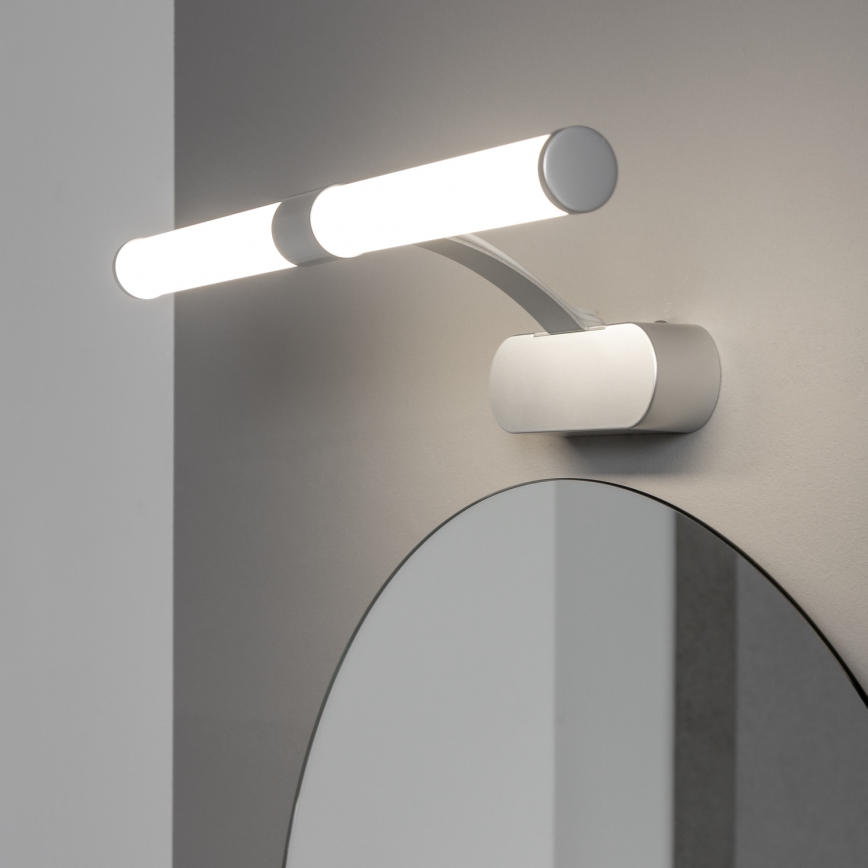 Brilagi - 2-i-1 LED-badrumsspegelbelysning TUBEO LED/6W/230V 40 cm IP44 silver