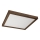 Brilagi - LED Badrumstaklampset WOODY FRAME LED/40W/230V 60x60 cm IP44 valnöt