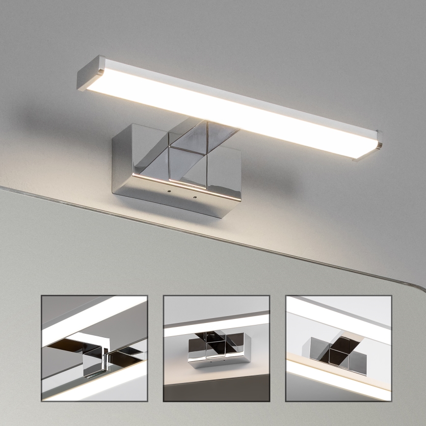 Brilagi - LED-belysning för badrumsspegel 3-i-1 VESTRA LED/6W/230V 30 cm IP44 polerad krom