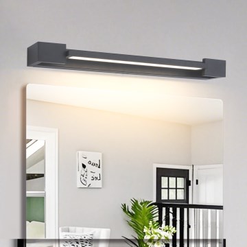 Brilagi - LED-belysning för badrumsspegel AQUA LINE LED/12W/230V 45 cm IP44 antracit