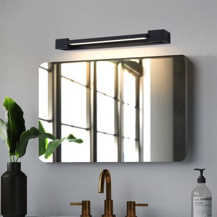 Brilagi - LED-belysning för badrumsspegel AQUA LINE LED/12W/230V 45 cm IP44 svart CRI 90