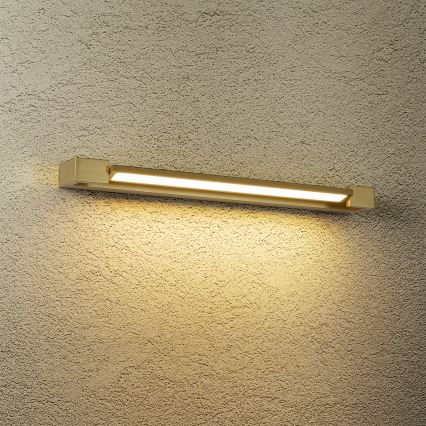 Brilagi - LED-belysning till badrumsspegel AQUA LINE LED/18W/230V 60 cm IP44 i guld CRI 90