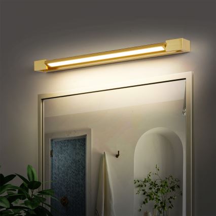 Brilagi - LED-belysning till badrumsspegel AQUA LINE LED/18W/230V 60 cm IP44 i guld CRI 90