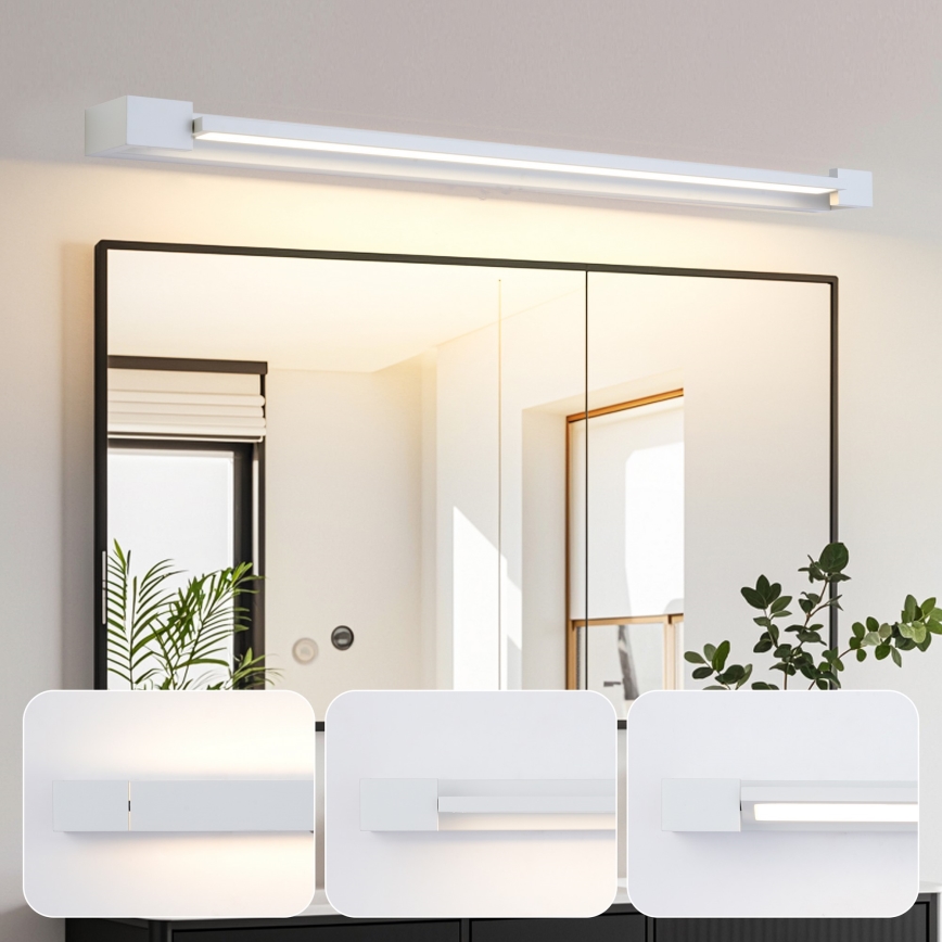 Brilagi - LED-belysning för badrumsspegel AQUA LINE LED/24W/230V 90 cm IP44 vit CRI 90
