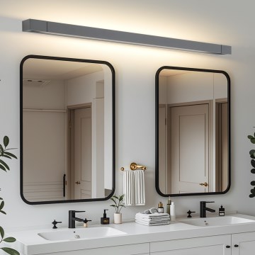 Brilagi - LED-belysning för badrumsspegel AQUA LINE LED/36W/230V 120 cm IP44 antracit