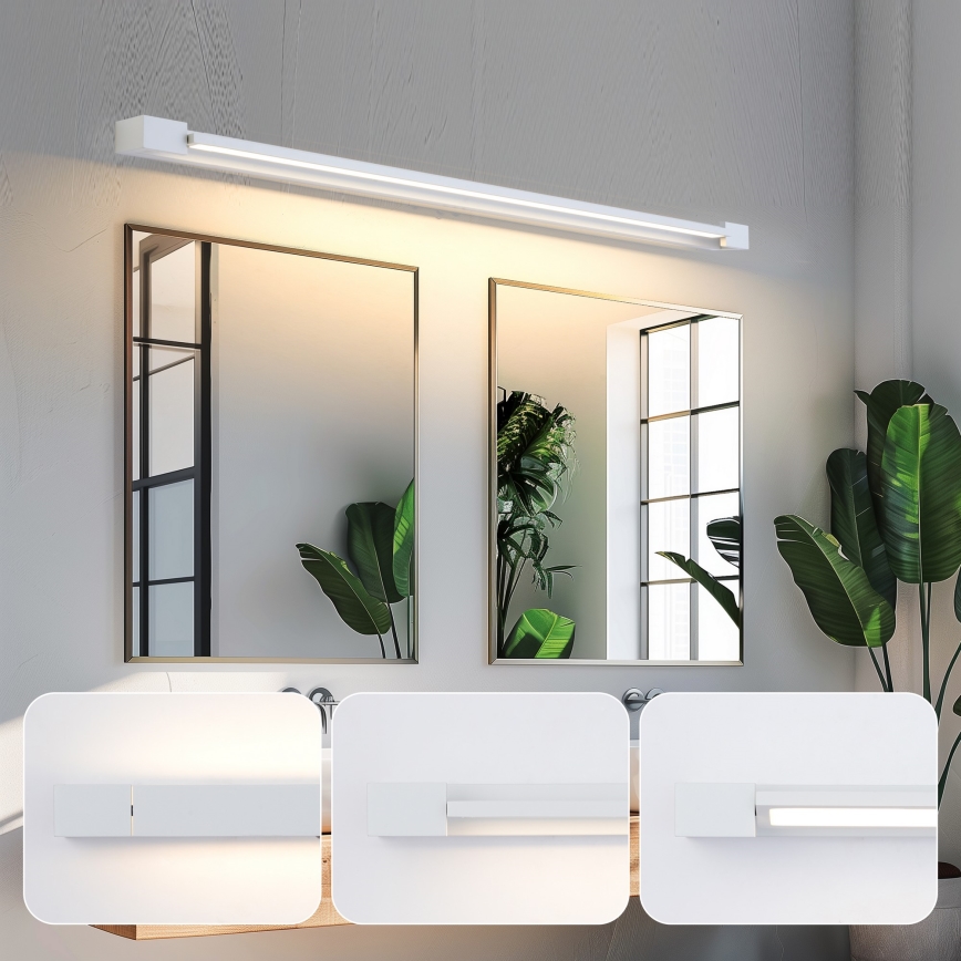 Brilagi - LED-belysning för badrumsspegel AQUA LINE LED/36W/230V 120 cm IP44 vit CRI 90