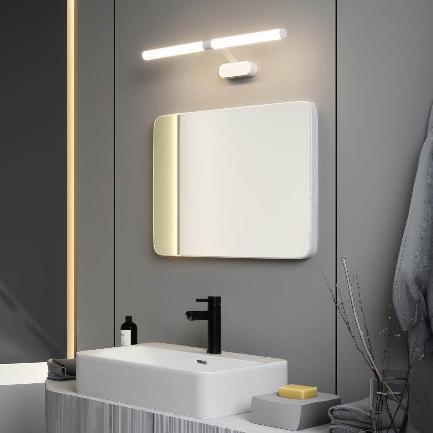 Brilagi - LED-belysning för badrumsspegel 2-i-1 TUBEO LED/8W/230V 60 cm IP44 vit